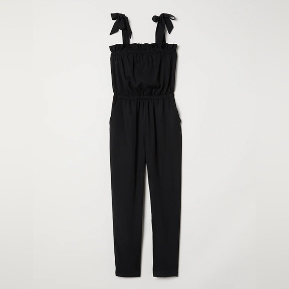 H&M Pants - Lyocell Jumpsuit - Black - Ladies